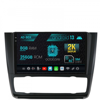 Navigatie BMW Seria 1 E87 (2007-2011), Clima Automata, Android 13, X-Octacore 8GB RAM + 256GB ROM, 9.5 Inch - AD-BGX9008+AD-BGRKIT399 foto