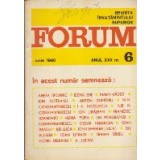 Forum, Nr. 6 Iunie/1980
