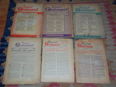 lot 8 reviste Programul Pronosport/ Loto 1954 -1960 foto