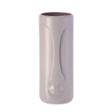 Vaza flori ceramica gri Visage 16,5 x 40 cm