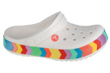 Cumpara ieftin Papuci flip-flop Crocs Crocband Chevron Beaded Clog Kids 207007-100 alb, 22.5 - 25.5, 27.5, 29.5, 30.5, 33.5, 34.5