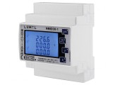 Contor Digital 3-Fazat LCD pentru Șină DIN