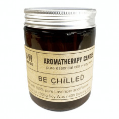 Lumanare aromaterapie Be Chilled, Lavanda si Fenicul, 200 g