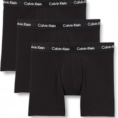 Set 3 boxeri Calvin Klein pentru barbati, Marimea L, negru - NOU