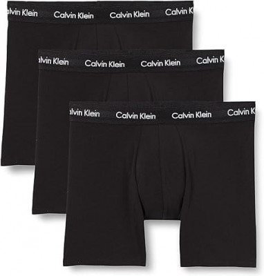 Set 3 boxeri Calvin Klein pentru barbati, Marimea L, negru - NOU foto