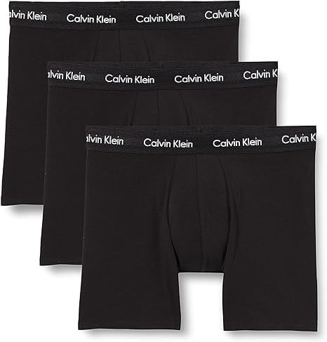 Set 3 boxeri Calvin Klein pentru barbati, Marimea L, negru - NOU