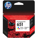 Cumpara ieftin Cartus HP 651 Ink Advantage Color