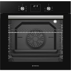 Cuptor electric incorporabil Studio Casa Ambra Nero FE808, 8 functii, Ventilator, Timer digital, 80 l, Grill electric, Clasa energetica A, Sticla neag