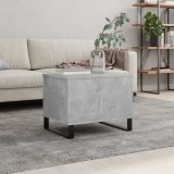 vidaXL Măsuță de cafea, gri beton, 60x44,5x45 cm, lemn prelucrat