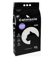 Asternut igienic pentru pisici Catmania Clumping Nisip Super Premium Anti-bacterian 10l, cu lavanda