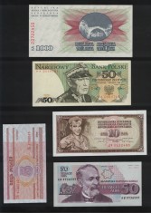 Set #5 Europa 10 bancnote unc-aunc