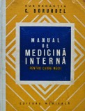 Manual de medicina interna pentru cadre medii - 1979 - Corneliu Borundel (V27)