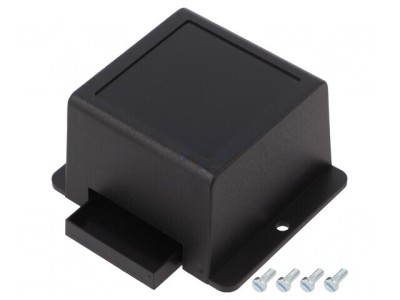 Carcasă Universală ABS Neagră 78x82x45mm foto