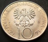 Cumpara ieftin Moneda 10 ZLOTI - POLONIA, anul 1975 *cod 4967 A - Adam Mickiewicz = A.UNC, Europa