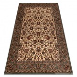 Covor de l&acirc;nă KASHQAI 4362 101 ornament bej / verde, 67x130 cm