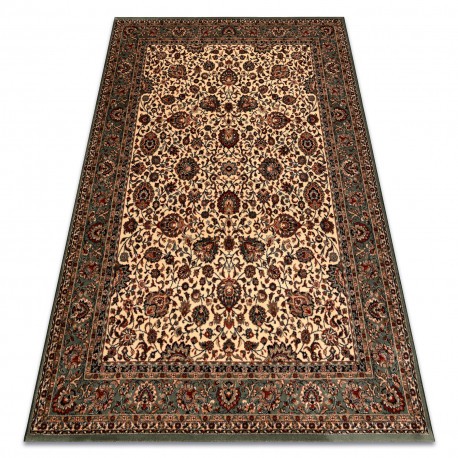Covor de l&acirc;nă KASHQAI 4362 101 ornament bej / verde, 120x170 cm