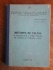 Metodica de calcul ...a posibilitatilor de actiune in apararea civila, Alta editura