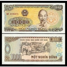 Vietnam 1988 - 1000 dong, necirculata