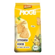 Biscuiti cu lamaie Bio, 125g, Mogli