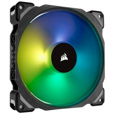 VENTILATOR CORSAIR, pt PC, 140 mm, 1200 rpm, LED RGB, pack 1 ventilator, foto