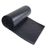 Saci menajeri 40L, 50x80 cm, 40 bucati pe rola, culoare neagra