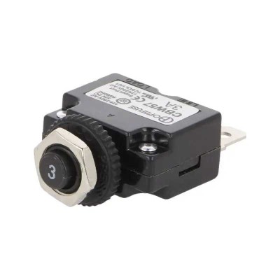 Siguranta termica 3A OPTIFUSE CBW57-PS-3A-1X Imax. 1kA 32VDC/50VDC/125V/250V foto