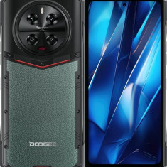 Telefon mobil Doogee DK10, Verde, 5G, 6.67 120Hz 2K AMOLED, 32GB RAM (12GB + 20GB extensibili), 512GB ROM, Android 13, Dimensity 8020, Morpho Quad Cam