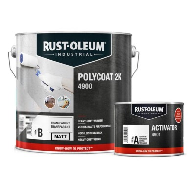 Lac Poliuretanic Transparent 2K Mat Rust-Oleum 2.5 Litri foto