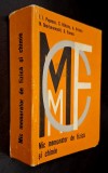 Mic memorator de fizica si chimie - Popescu, Hristev, Enescu * NEUTILIZAT!!! *