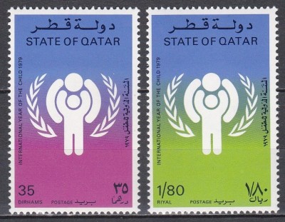 Qatar 1979 - Anul Internațional al Copilului, MNH foto