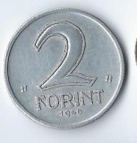 Moneda 2 forint 1946 - Ungaria, cotatii ridicate!