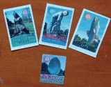 NEW-ZEELANDA- 1998-''sculpturi-embleme de orase''-lot 4v.-din 10-stamp.-vezi-Scan