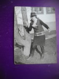 HOPCT 322 J FATA CAWBOY CU PALARIE IN ANUL 1968 -FOTOGRAFIE VECHE-TIP 1/2 CP, Romania de la 1950, Portrete