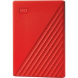 Hard disk extern WDC My Passport 2TB USB 3.2 2.5 inch Red, Wd