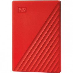 Hard disk extern WDC My Passport 2TB USB 3.2 2.5 inch Red