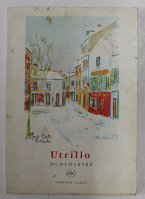 UTRILLO , MONTMARTE par JEAN OBERLE , 1956 foto