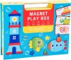 Puzzle Magnetic Ocean Star Master, 72 piese, Albastru, Joc Educativ 3+ ani, Coordonare, Indemanare, Creativitate