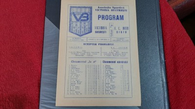 Program Victoria Buc. - FC Inter Sibiu foto