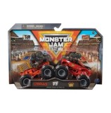 Cumpara ieftin Set 2 masinute metalice Monster Jam - Lumberjack si Axe, scara 1:64
