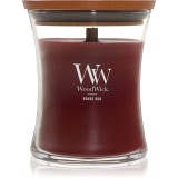 Woodwick Opulent Wood Rouge Oud lum&acirc;nare parfumată cu fitil din lemn 275 g