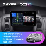 Navigatie Auto cu Asistenta AI Teyes CC4 PRO Renault Trafic 2 2001-2014 8+128GB 10.36 QLED, Android 13, 5G, 7.1 DSP, CarPlay