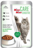 Plicuri MIAU MIAU Care Sensitive cu Ficat in Sos