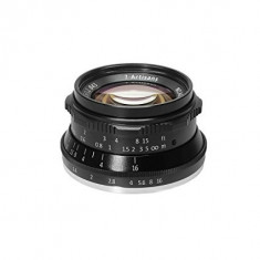 Obiectiv manual 7Artisans 35mm F1.2 negru pentru Canon EOS-M Mount