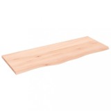 Cumpara ieftin Blat de masa, 100x40x2 cm, lemn masiv de stejar netratat
