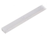 Profil aluminiu LED alb lăptos 1m de suprafață
