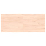 vidaXL Blat masă 140x60x(2-4) cm lemn stejar netratat contur organic