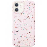 Husa TPU UNIQ COEHL TERRAZZO pentru Apple iPhone 12 mini, Roz