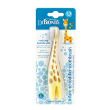 Periuta de dinti in forma de girafa, 1 bucata, Dr. Brown&#039;s