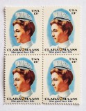 4 timbre Statele Unite bloc de 4 val. MNH 1976 CLARA MAASS _ Scott 1699, SUA, Medical, Nestampilat
