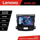 Navigatie Mitsubishi Outlander 2010 Lenovo Kit-056 8 core QLED 2K 12+256 360 Android Waze USB Navigatie Internet Youtube Radio v2 CarStore Technology